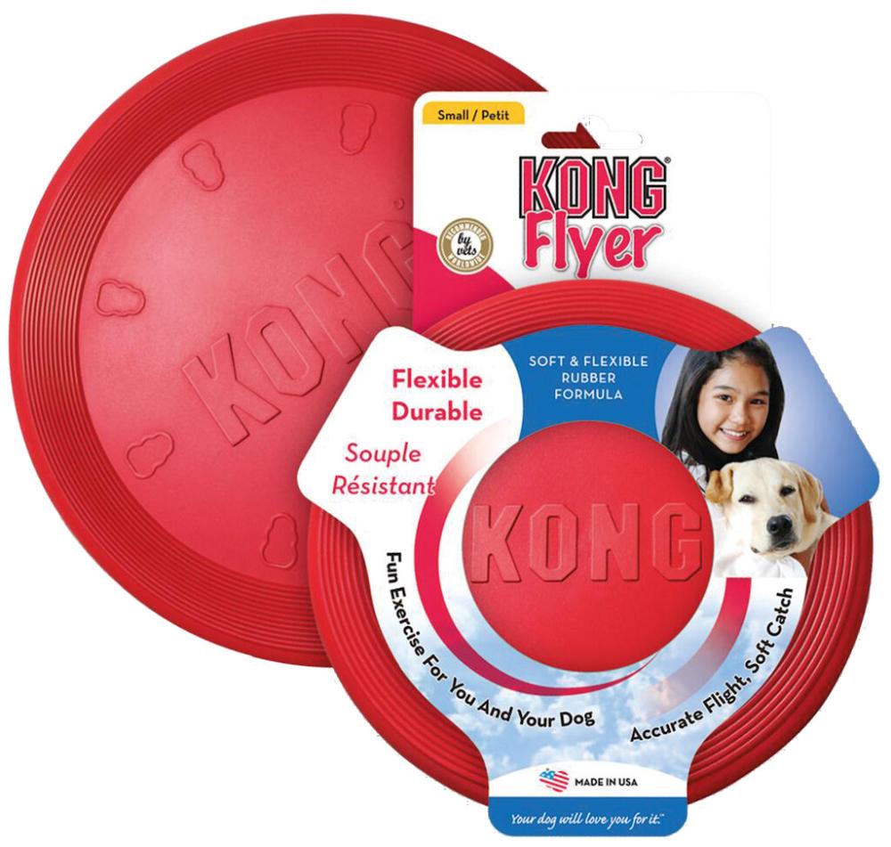 Frisbee KONG Flyer pour chien
